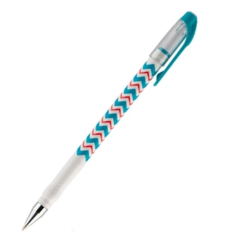 Ручка шариковая Axent Breeze синий mix 4 дизайна 0,5мм (ab1049-07-a)