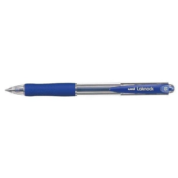 Ручка кулькова Uni Laknock синій 0,5 мм автомат micro (SN-100.(05).Blue)