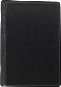 Визитница на кольцах Buromax 120 визиток винил черный (BM.3541-01)
