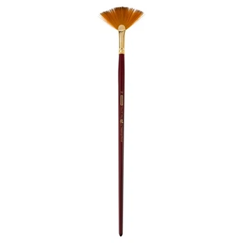 Кисть синтетика ZiBi ART Line Cherry 6971 веерная №10 длинная ручка (ZB.6971SFN-10)