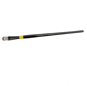 Кисть синтетика Rosa Yellow stripe 1017 Kolos овальная №18 длин. ручка (4823064901061)