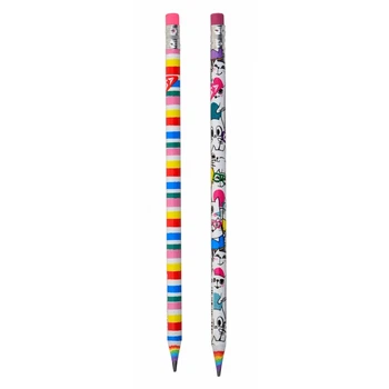 Карандаш графитовый Yes Happy colours HB ЭКО 2 диз (280550)