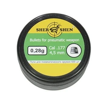 Пули Шершень пневматические 0,28 g 4,5 мм 600шт (00-00001456)