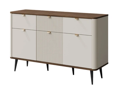Комод MARLY REG 10 130х82х40 кашемір/горіх Jurek