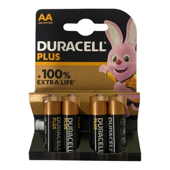Батарейка (Набір 4 шт) АА/ 1.5V/ LR6, Plus Duracell