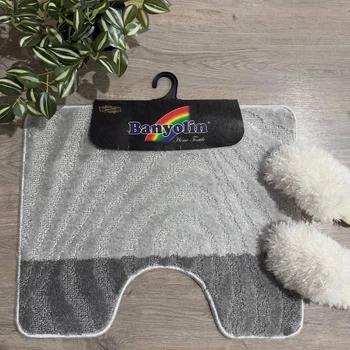 Коврик под унитаз ТМ Banyolin Silver 50х60см SLV202020 Grey_U