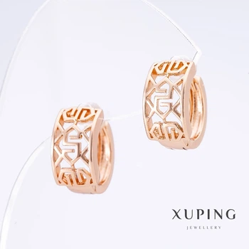 Серьги Xuping позолота 18К, длина 1,5 см, толщина 8 мм, ida55640