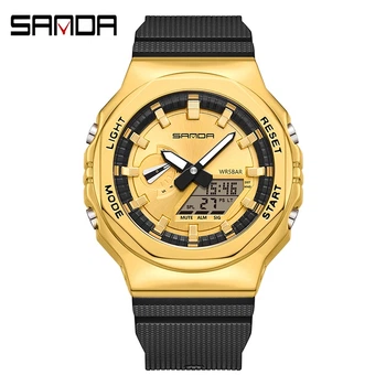Наручные часы мужские 3167 Gold Sanda (acs0030941)