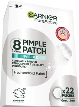 Гідроколоїдні патчі проти прищів - Garnier Pure Active 8 Hours Pimple Patch 22шт (1440732-42968819)
