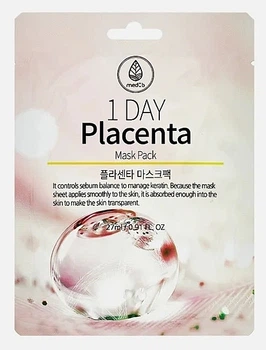 Тканевая маска с экстрактом плаценты - Med B 1 Day Placenta Mask Pack 27ml (1324477-471741865-2)