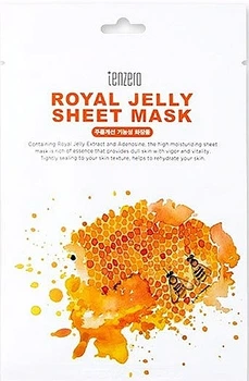 Тканевая маска для лица с маточным молочком - Tenzero Royal Jelly Sheet Mask 25ml (1161160-40562441)