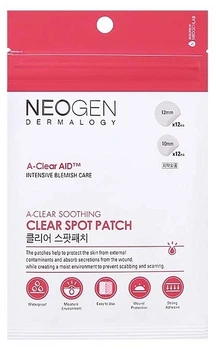Точечные патчи для лечения воспалений - Neogen Dermalogy A-Clear Soothing Clear Spot Patch 24шт (1512245-44434159)
