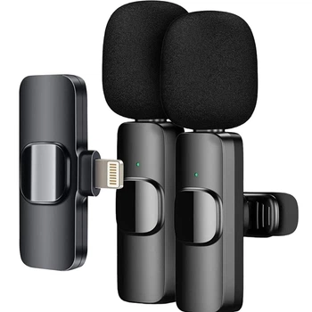 Петличный микрофон K15 Bluetooth 3в1 для влогов интервью и съемки