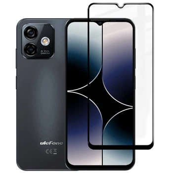 Защитное стекло Fiji Premium для Ulefone Note 16 Pro полная проклейка Anti-Static черный