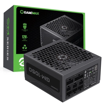 Блок питания 1050 Вт, GameMax GM-1050, Black модульный
