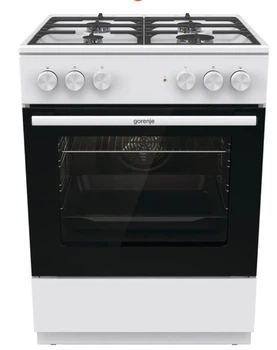 Плита комбінована Gorenje GK6A40WFFM (чавунні решітки, гриль, конвекція)