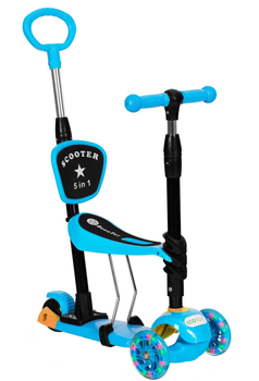 Самокат дитячий EcoToys 3 в 1 YM-SW-6 Синій (5903769978823) (955555909732909) - Уцінка