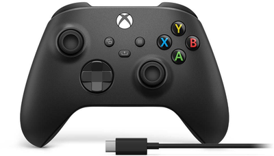 Бездротовий геймпад Microsoft Xbox Wireless Controller + USB Type-C кабель (1V8-00002) (09710093891439) - Уцінка
