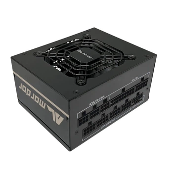Блок живлення 850 Вт, ALmordor SFX, Black, модульний, 80+ Gold, ATX3.1, Active PFC, 80 мм, 4xMolex / 8xSATA / 3x6+2-pin / 1x16-pin / 2x4+4-pin / 1x20+4-pin, FanStop (ALSFX850BK31)