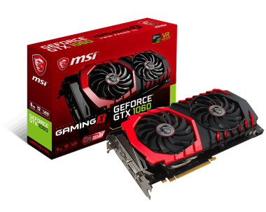 Відеокарта GeForce GTX 1060 6GB MSI Gaming X (GTX 1060 GAMING X 6G) Б/В