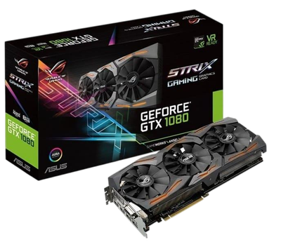Відеокарта GeForce GTX 1080 8GB Asus ROG Strix (STRIX-GTX1080-8G-GAMING) Б/В