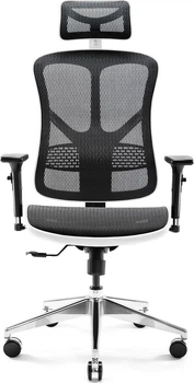 Офісне крісло для персоналу Diablo Chairs V-Basic White/Black