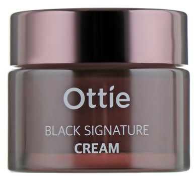 Зволожувальний крем для обличчя Ottie Black Signature Cream з муцином чорного равлика 60 мл (8809708710691)