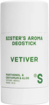 Дезодорант твердий SISTERS AROMA Ветівер 50 г (4820227785049)