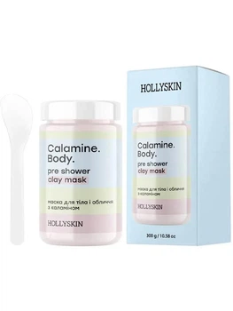 Маска для тела и лица Hollyskin Calamine Body с Каламином от прыщей 300 г (4823109702745)