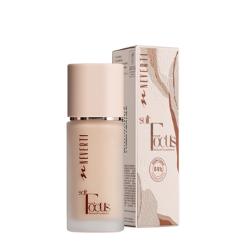 Тональная основа Neverti Soft Focus стойкая увлажняющая, 32 мл (NP305), 001 Pinky Nude Светло-бежевый