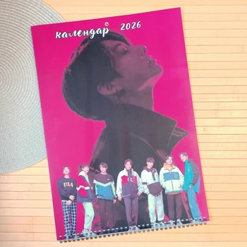 Календарь настенный перекидной BTS (БТС) 2026 А3 (25755)
