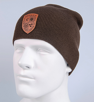 Шапка-колпак мужская из пряжи GEMINI One Size (54-59) Коричневый