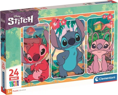 Пазл Clementoni Stitch серия MAXI 24 элемента (24029) (8005125240296)