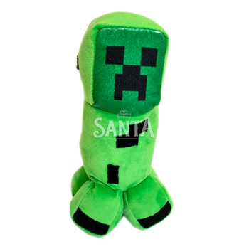 М'яка іграшка Кріпер Minecraft зелений плюш 23*11*8см Україна (00663-9)