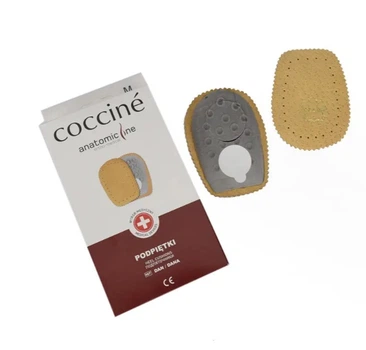 Подпяточники Coccine Dan/Dana при пяточной шпоре, кожаные с латексом, натуральная кожа. Размер M