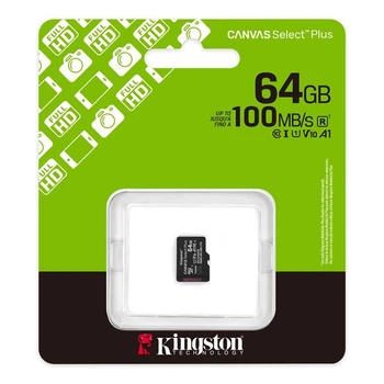 Карта памъяти 64GB microSDXC Canvas Select Plus Ge n3 100R A1 Single Pack w/o ADP SDCS3/64GBSP