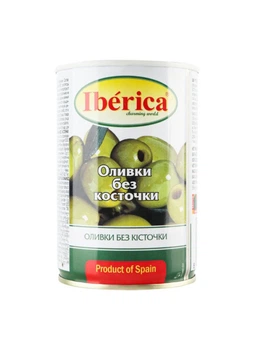 Оливки без кісточки ж/б Iberica 420 г