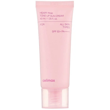 Увлажняющий солнцезащитный крем Celimax Heart Pink Tone Up Sun Cream SPF 50+ PA++++ 40 мл (8809875906811)