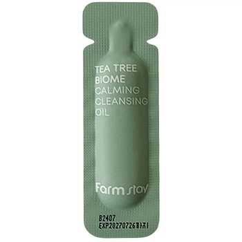 Гидрофильное масло с экстрактом чайного дерева (пробник) Farmstay Tea Tree Biome Calming Cleansing Oil 1г (8800260030203)