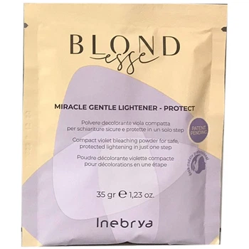 Знебарвлювальна пудра Inebrya Blondesse Purple Bleaching Powder Compact 35 г (8008277262420)