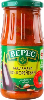 Баклажани Верес по-корейськи 440 г