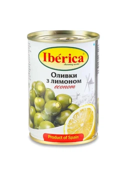 Оливки фаршировані лимоном Iberica ж/б 280 г