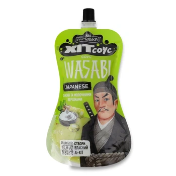 Соус Приправка Хіт соус Japanese Wasabi з васабі та молочними вершками 180 г