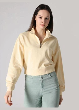 Жіноча толстовка H&M 719463-4 М(170/96) жовтий (2000005015052)
