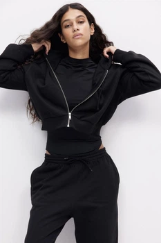 Жіноча толстовка H&M 208301-3 L(175/104) чорний (2083010005)