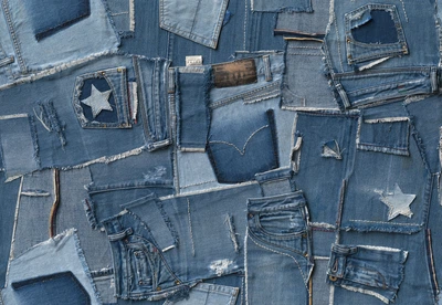Фото обои Панно KOMAR Jeans бумажные моющиеся 8-909 (368х254 см)