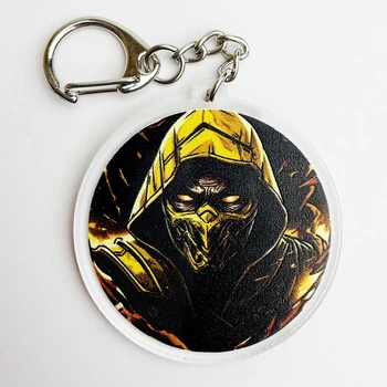 Брелок акриловий Mortal Kombat (Scorpion)
