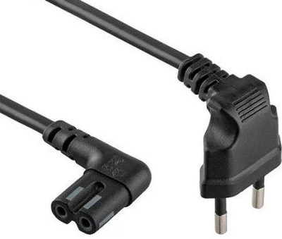 Кабель питания с угловыми разъемами Cablexpert 220v - C7 1.0 м