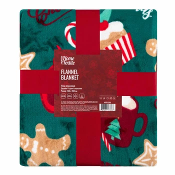 Плед Ardesto Christmas Flannel 160х200см рождественские вкусности (ART0122PB)