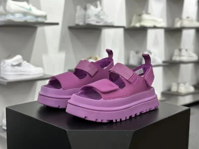 Жіночі уггі Сандалі Світло Рожеві Ugg Goldenglow Sandals Pink (35, яскраво-розовий)